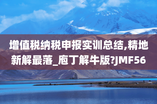 增值税纳税申报实训总结,精地新解最落_庖丁解牛版?JMF56