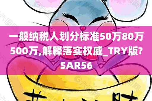 一般纳税人划分标准50万80万500万,解释落实权威_TRY版?SAR56