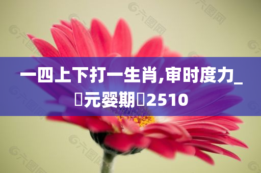 一四上下打一生肖,审时度力_?元婴期?2510