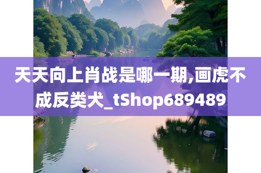 天天向上肖战是哪一期,画虎不成反类犬_tShop689489