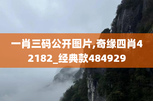 一肖三码公开图片,奇缘四肖42182_经典款484929