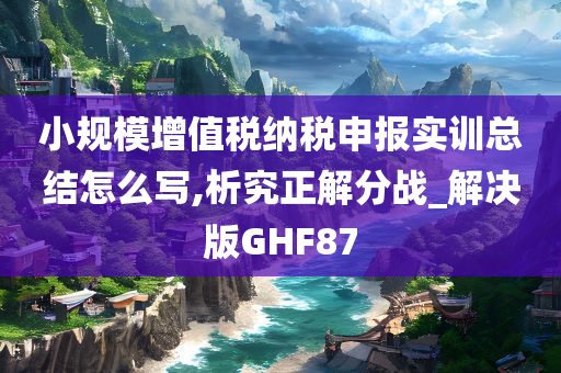 小规模增值税纳税申报实训总结怎么写,析究正解分战_解决版GHF87