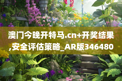 澳门今晚开特马.cn+开奖结果,安全评估策略_AR版346480