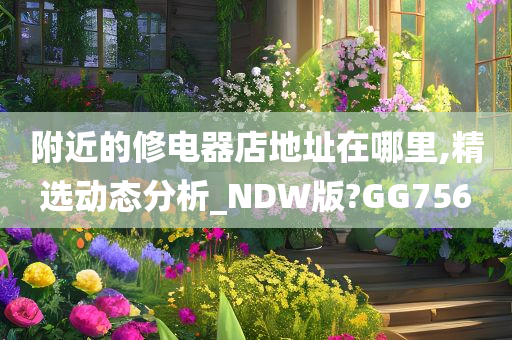 附近的修电器店地址在哪里,精选动态分析_NDW版?GG756