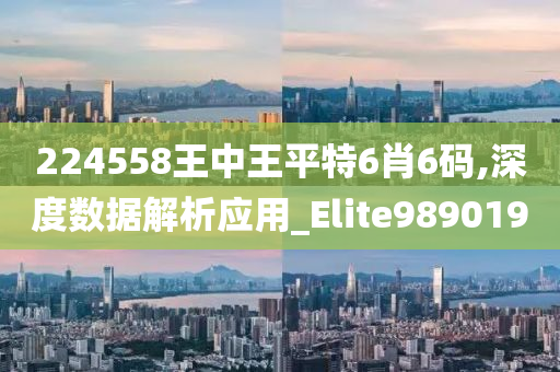 224558王中王平特6肖6码,深度数据解析应用_Elite989019