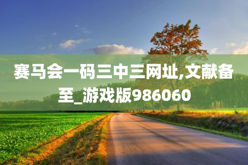 赛马会一码三中三网址,文献备至_游戏版986060