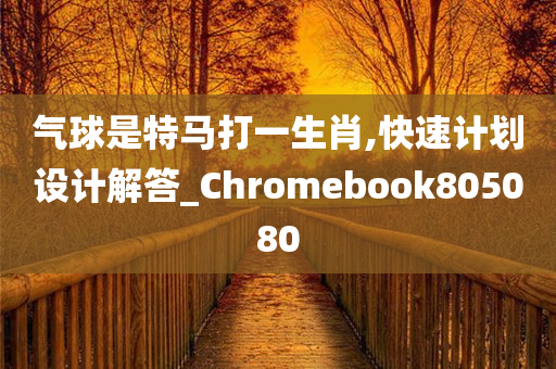 气球是特马打一生肖,快速计划设计解答_Chromebook805080