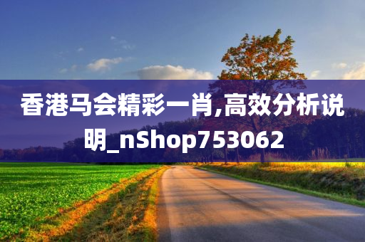 香港马会精彩一肖,高效分析说明_nShop753062