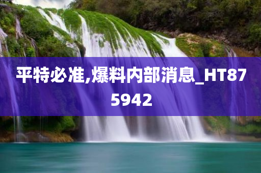 平特必准,爆料内部消息_HT875942