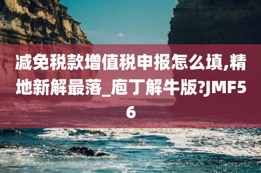 减免税款增值税申报怎么填,精地新解最落_庖丁解牛版?JMF56