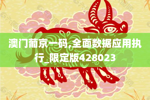 澳门葡京一码,全面数据应用执行_限定版428023