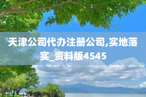 天津公司代办注册公司,实地落实_资料版4545