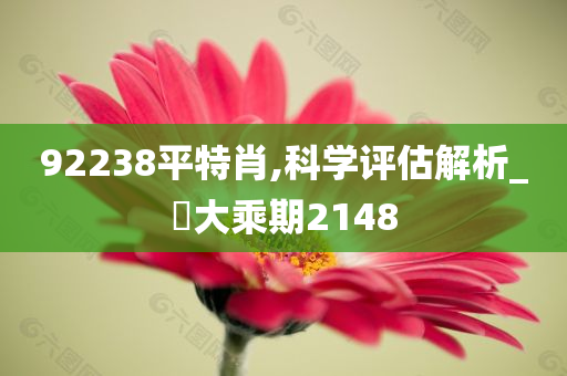 92238平特肖,科学评估解析_?大乘期2148