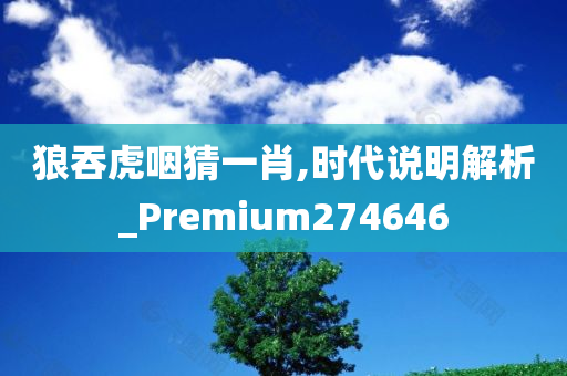 狼吞虎咽猜一肖,时代说明解析_Premium274646