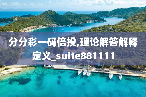 分分彩一码倍投,理论解答解释定义_suite881111