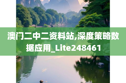 澳门二中二资料站,深度策略数据应用_Lite248461