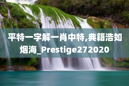 平特一字解一肖中特,典籍浩如烟海_Prestige272020