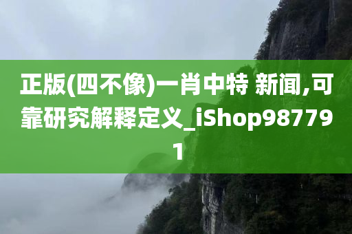 正版(四不像)一肖中特 新闻,可靠研究解释定义_iShop987791