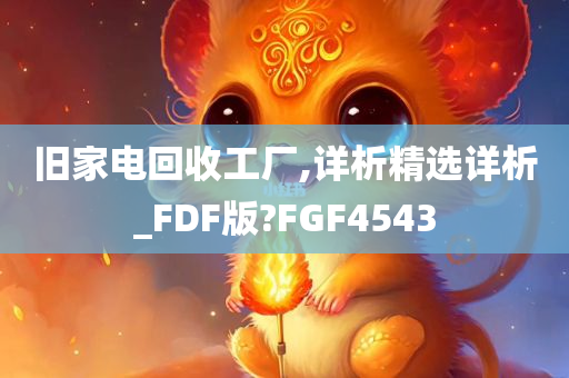 旧家电回收工厂,详析精选详析_FDF版?FGF4543