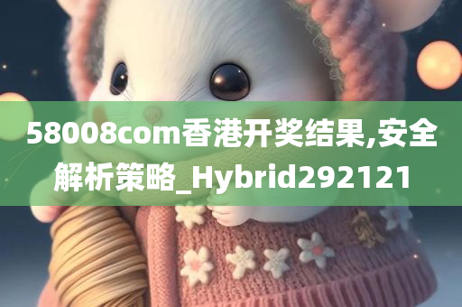 58008com香港开奖结果,安全解析策略_Hybrid292121