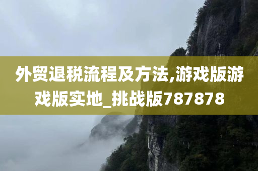 外贸退税流程及方法,游戏版游戏版实地_挑战版787878