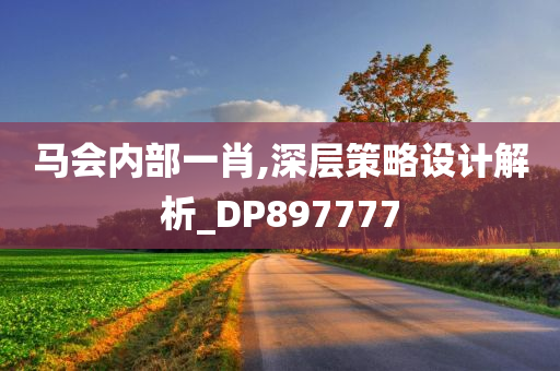 马会内部一肖,深层策略设计解析_DP897777