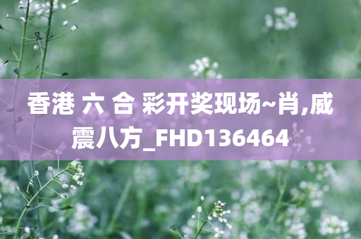 香港 六 合 彩开奖现场~肖,威震八方_FHD136464