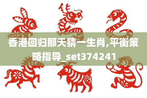 香港回归那天猜一生肖,平衡策略指导_set374241