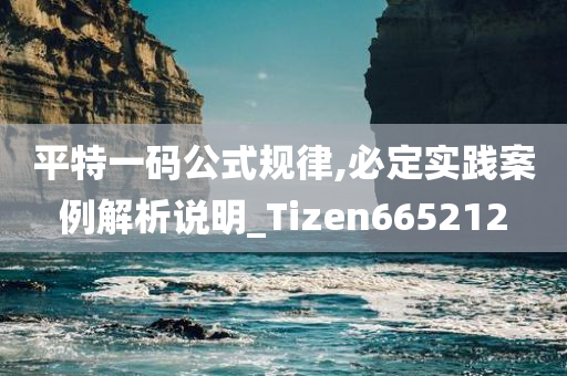 平特一码公式规律,必定实践案例解析说明_Tizen665212