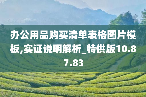 办公用品购买清单表格图片模板,实证说明解析_特供版10.87.83