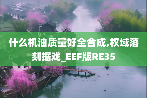 什么机油质量好全合成,权域落刻据戏_EEF版RE35