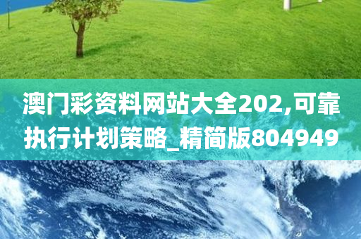 澳门彩资料网站大全202,可靠执行计划策略_精简版804949