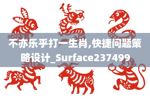 不亦乐乎打一生肖,快捷问题策略设计_Surface237499