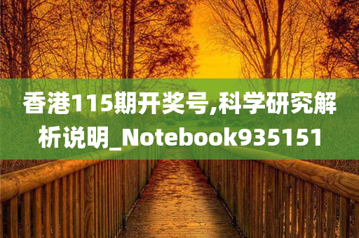 香港115期开奖号,科学研究解析说明_Notebook935151