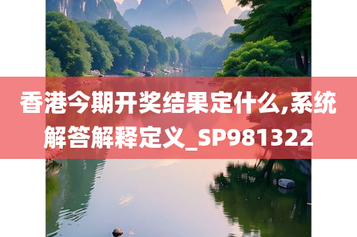 香港今期开奖结果定什么,系统解答解释定义_SP981322