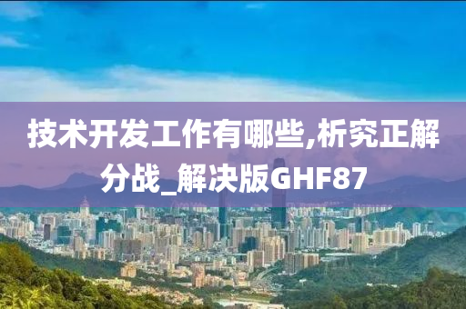 技术开发工作有哪些,析究正解分战_解决版GHF87