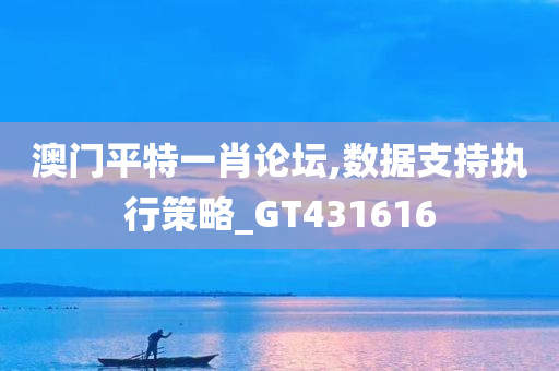 澳门平特一肖论坛,数据支持执行策略_GT431616