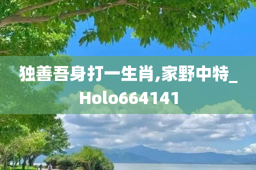 独善吾身打一生肖,家野中特_Holo664141