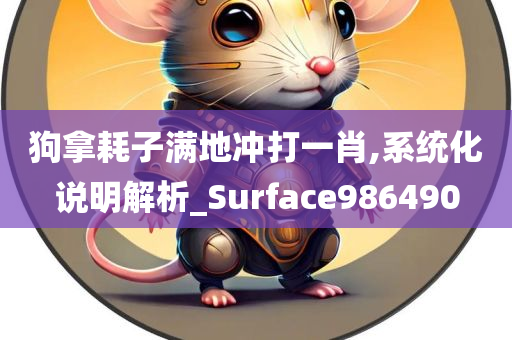 狗拿耗子满地冲打一肖,系统化说明解析_Surface986490