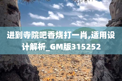 进到寺院吧香烧打一肖,适用设计解析_GM版315252