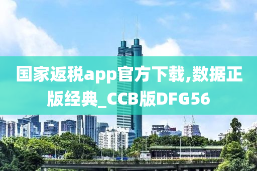 国家返税app官方下载,数据正版经典_CCB版DFG56