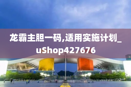 龙霸主胆一码,适用实施计划_uShop427676