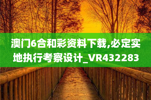 澳门6合和彩资料下载,必定实地执行考察设计_VR432283