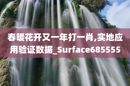 春暖花开又一年打一肖,实地应用验证数据_Surface685555