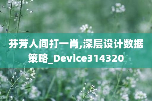 芬芳人间打一肖,深层设计数据策略_Device314320