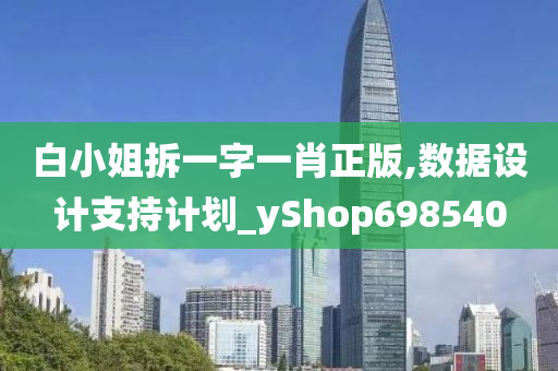 白小姐拆一字一肖正版,数据设计支持计划_yShop698540