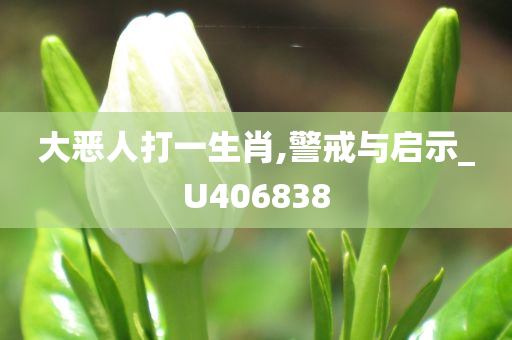 大恶人打一生肖,警戒与启示_U406838