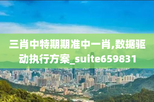 三肖中特期期准中一肖,数据驱动执行方案_suite659831