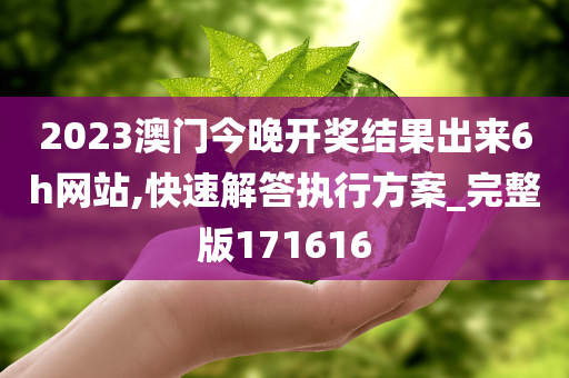 2023澳门今晚开奖结果出来6h网站,快速解答执行方案_完整版171616