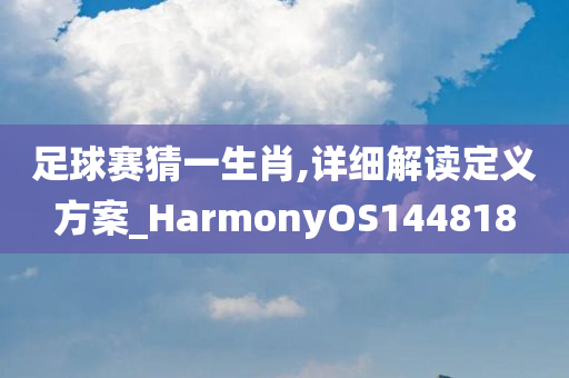 足球赛猜一生肖,详细解读定义方案_HarmonyOS144818